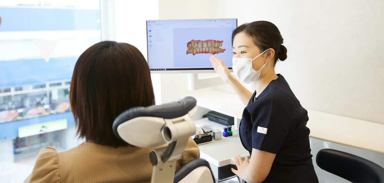 すべての施術は認定歯科衛生士が担当